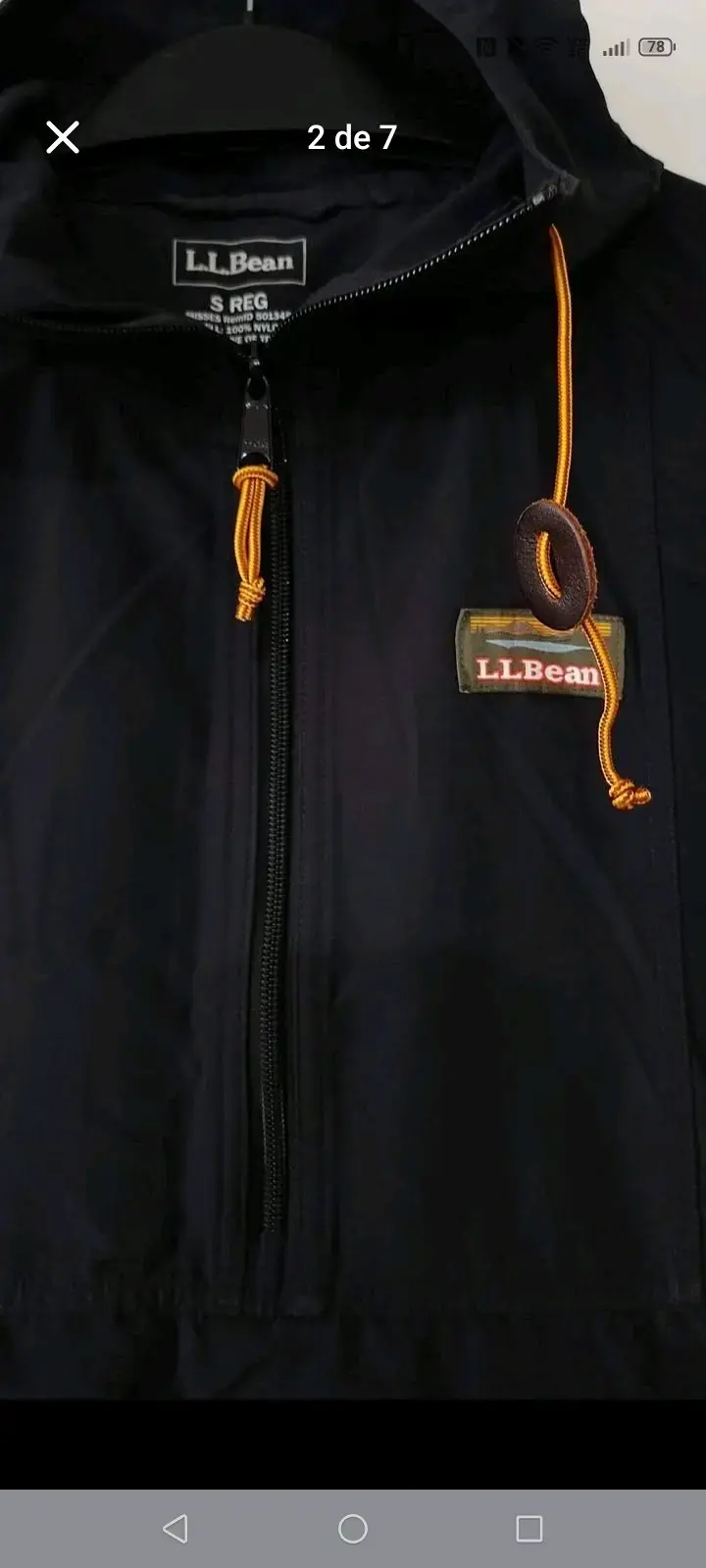 Anorak negro L.L. Bean Mujer talla S - 3