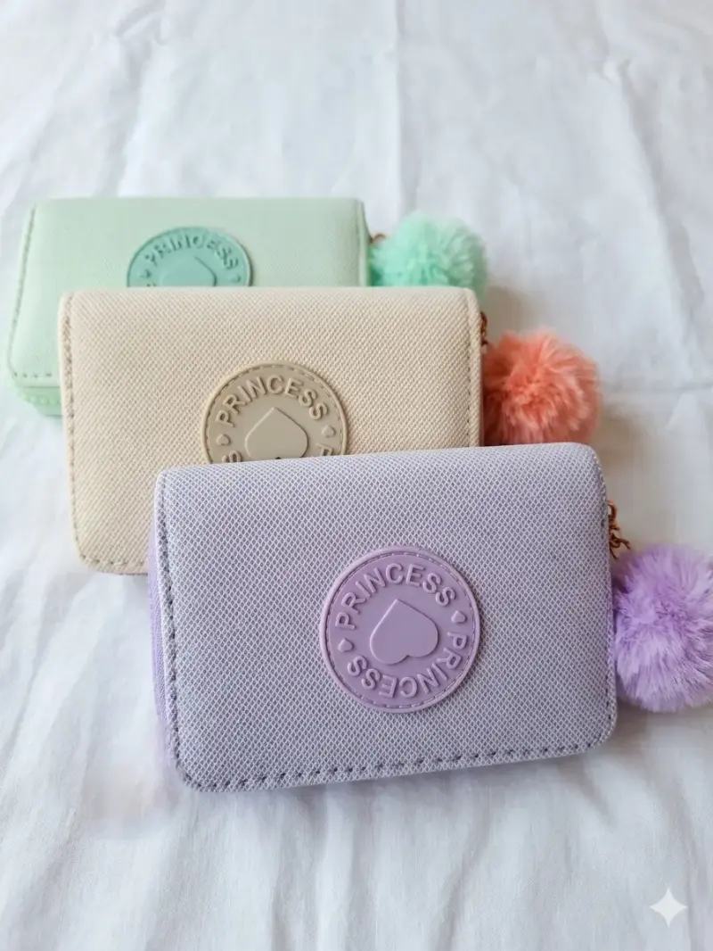 Set de monederos 'Princess' colores pastel - 1