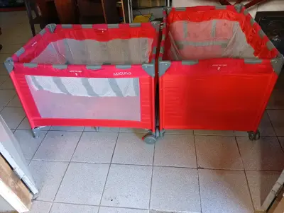 Cuna corral roja Micuna - miniatura 2