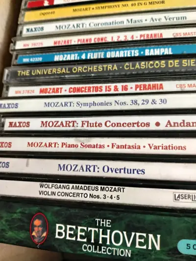 Colección de CDs de Mozart y Beethoven - miniatura 1