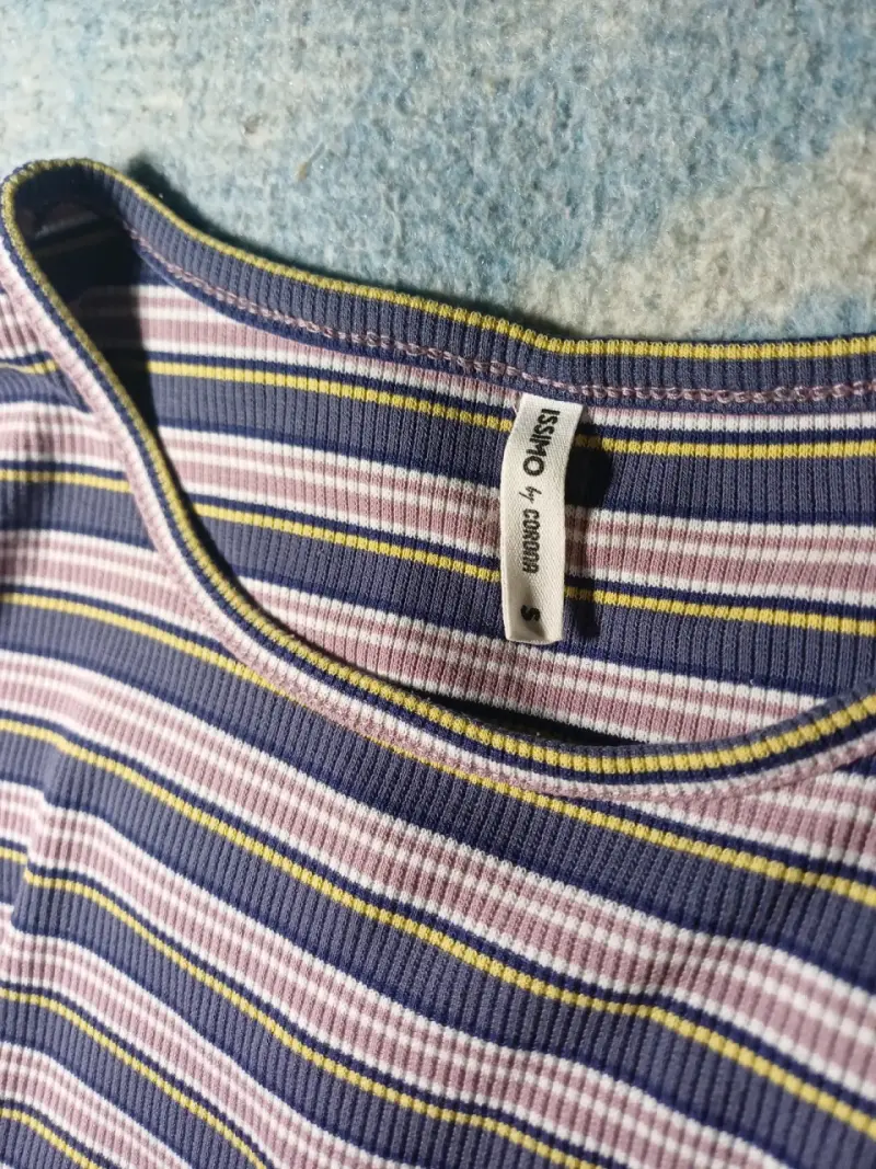 Polera rayada semi corta - 3