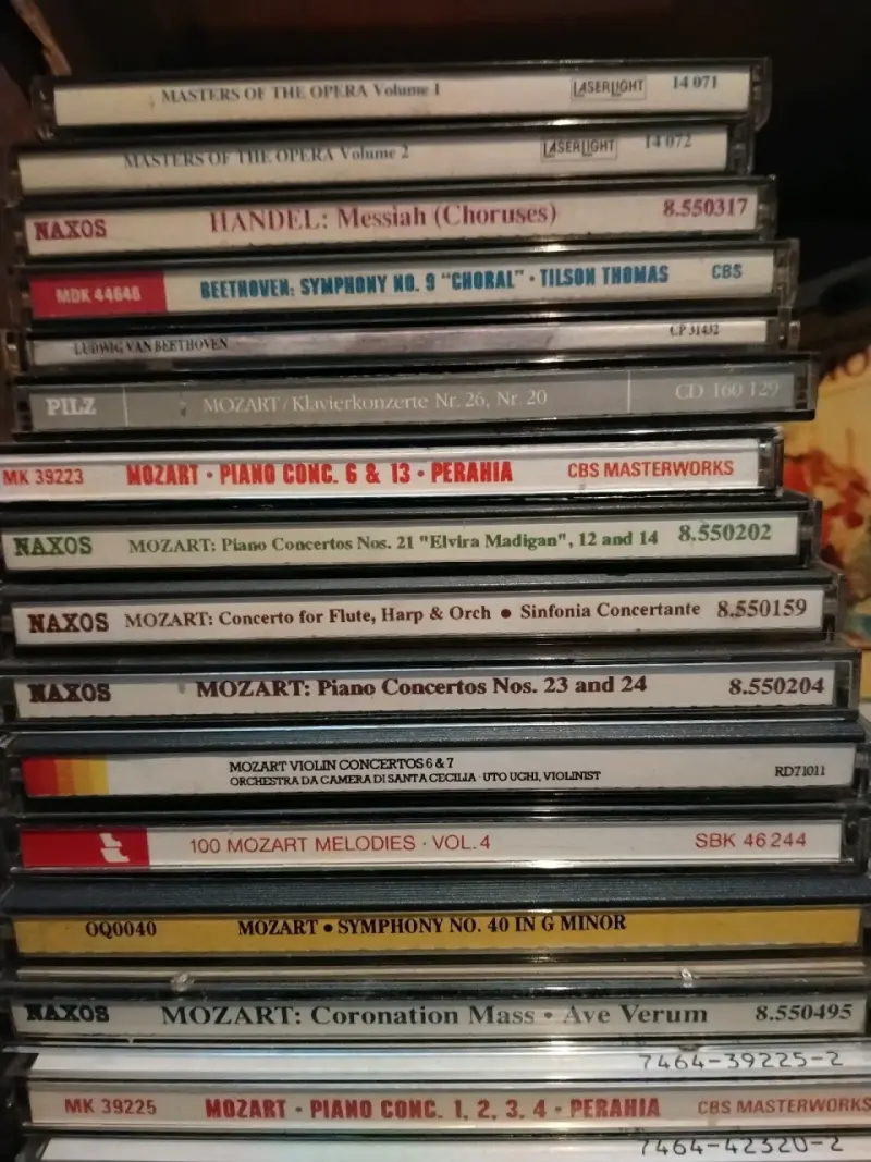 Colección de CDs de Mozart y Beethoven - 2