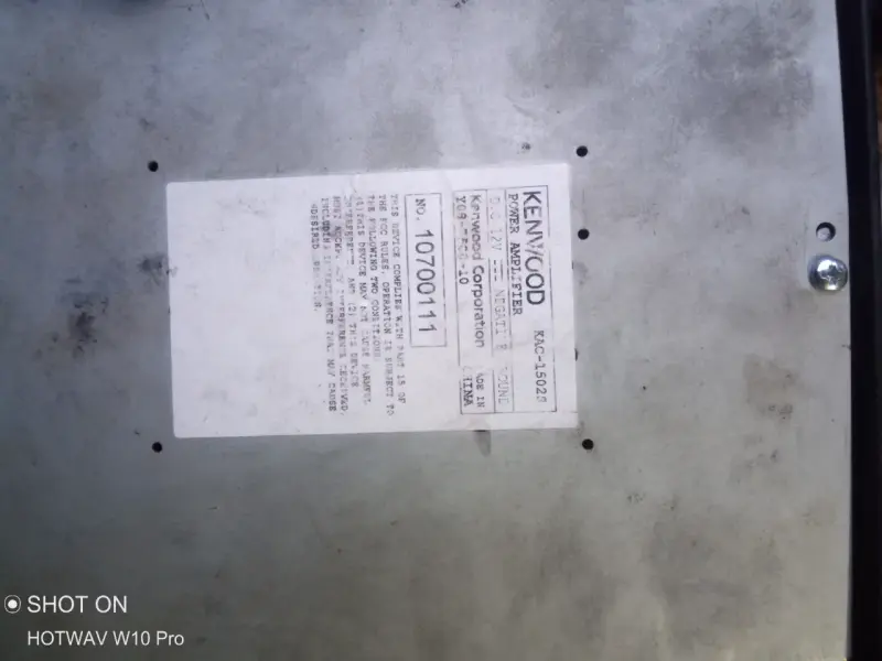 Subwoofer y amplificador Kenwood para auto - 5