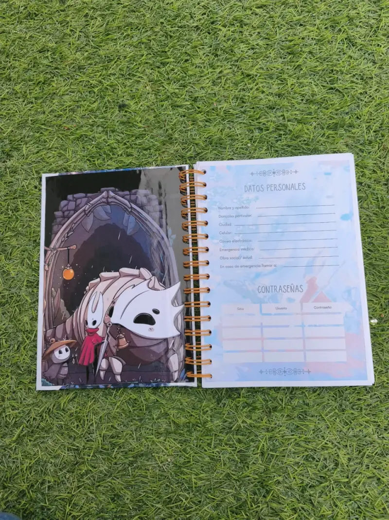 Agenda personalizada silksong - 2