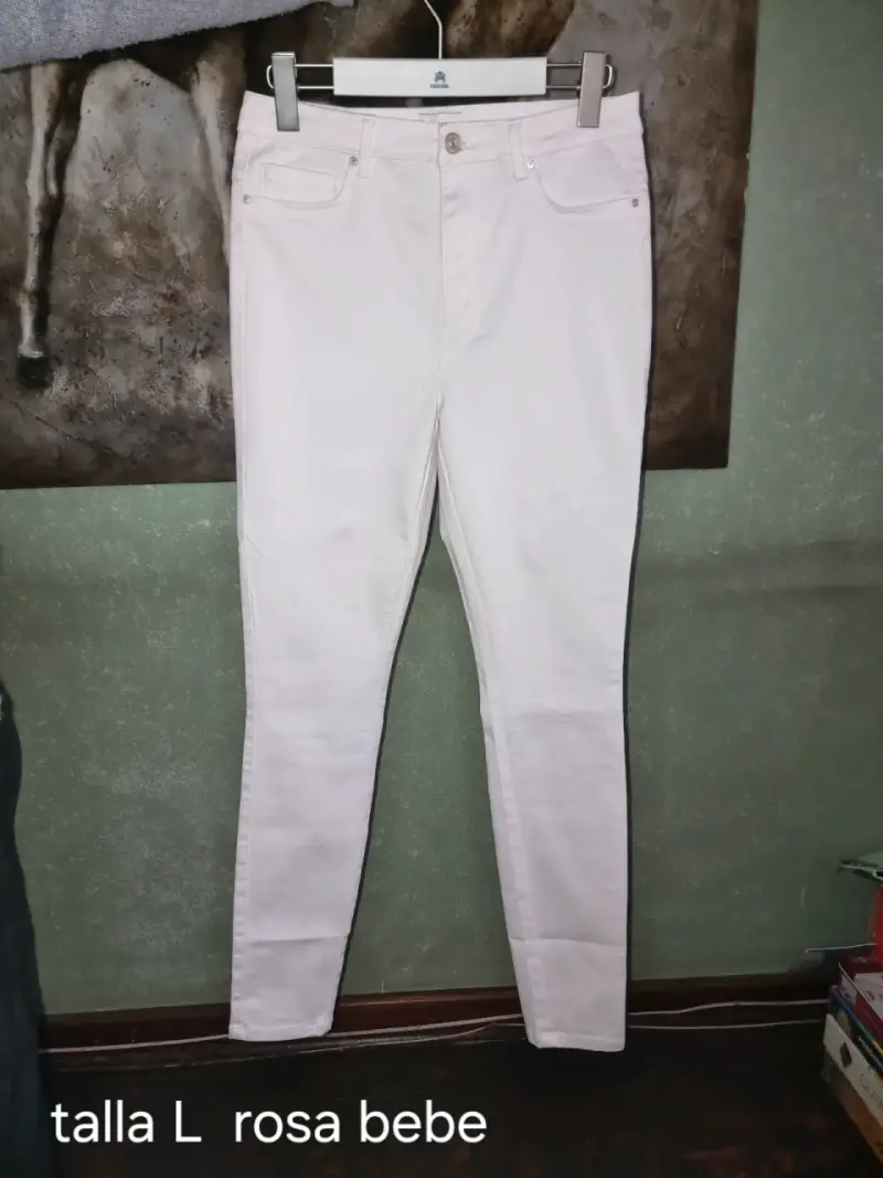 Jeans blancos talla 40 - 2