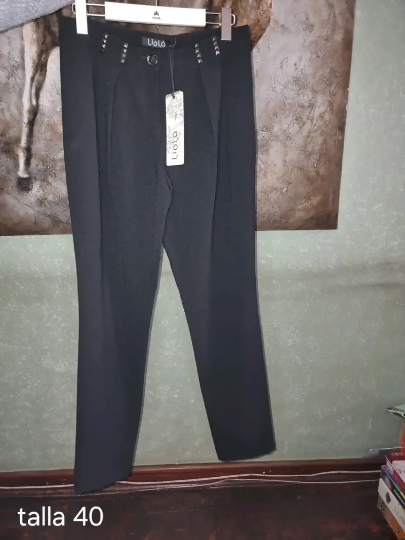 Pantalones negros Liola con etiqueta - 1