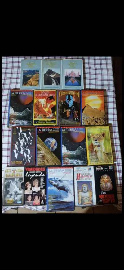 Colección de videos VHS películas Clásicas retro - miniatura 1