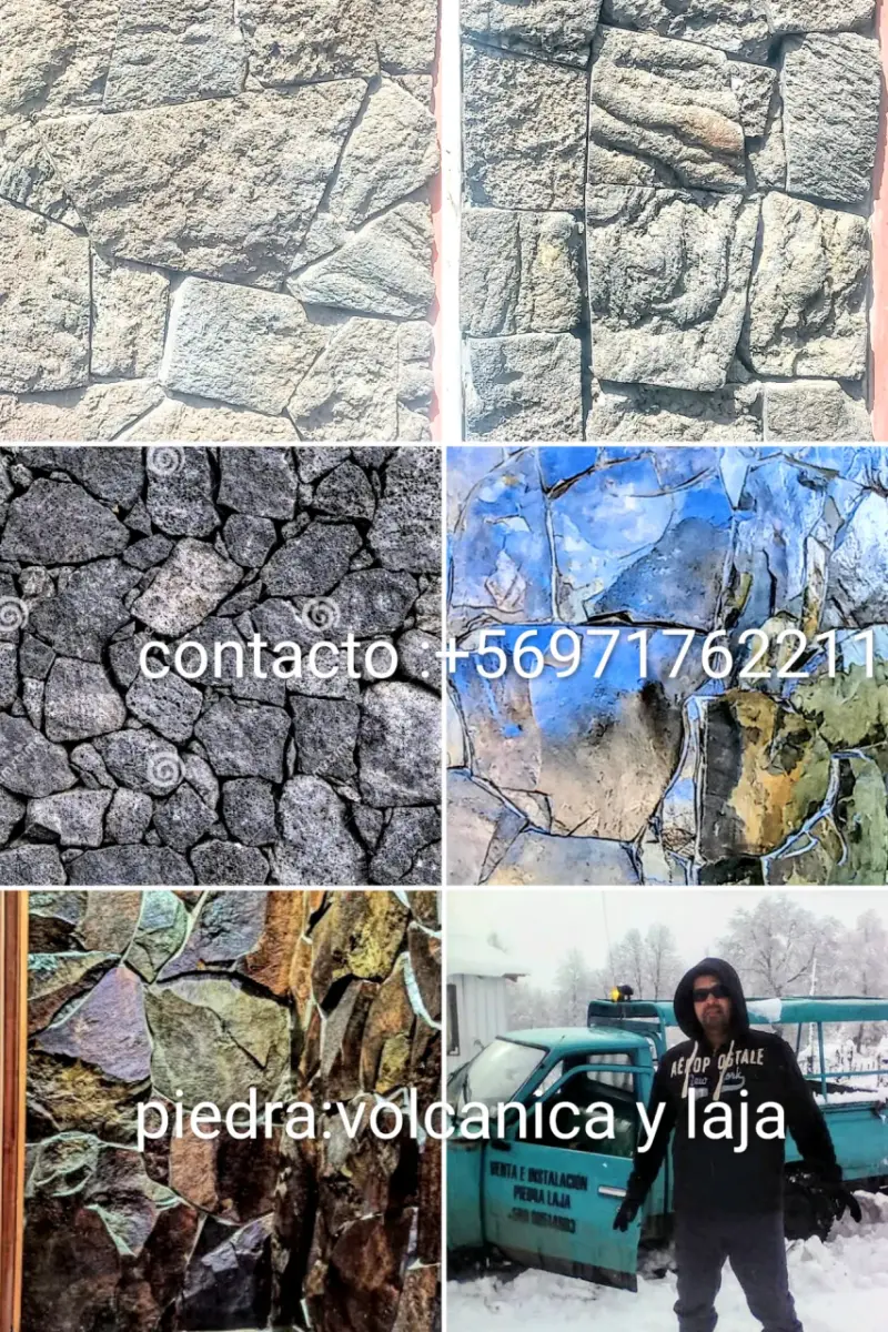 Piedra volcánica y laja para construcción - 1