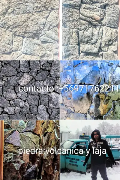 Piedra volcánica y laja para construcción - miniatura 1