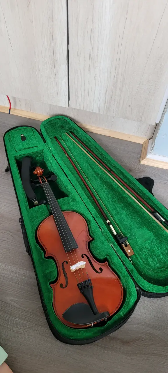 Violín  3/4 con estuche verde - 2
