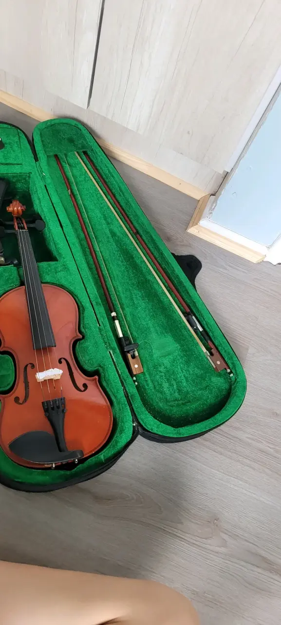 Violín  3/4 con estuche verde - 3