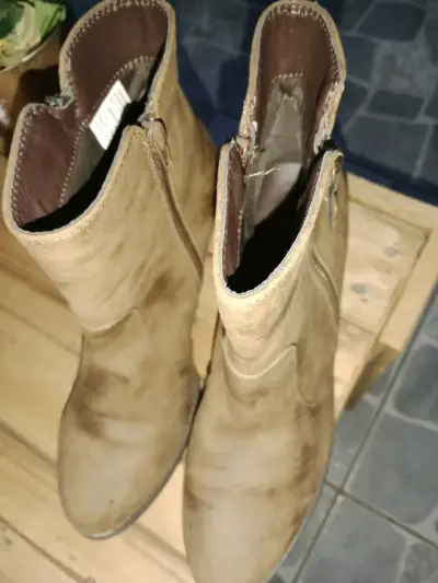 Botas de cuero marrón - miniatura 5