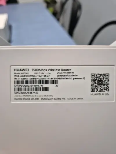 Router Huawei AX2 blanco Ws7001 1500 Mbps - miniatura 2