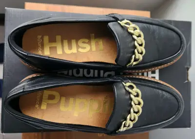 Mocasines negros con cadena dorada - miniatura 6