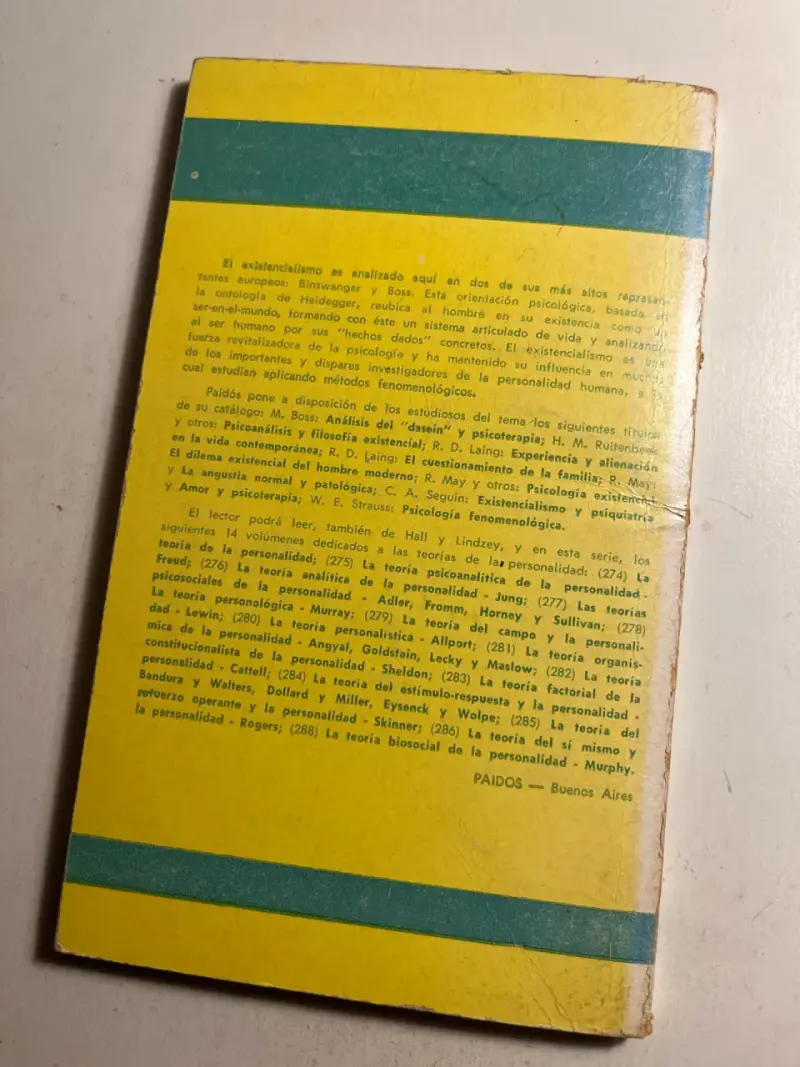'La Teoría Existencialista de la Personalidad - 2