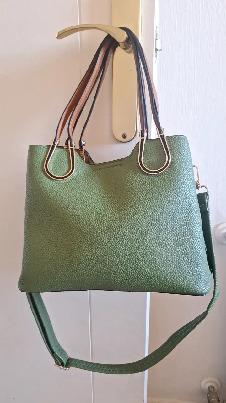 Bolso verde grueso