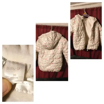 Chaqueta acolchada niña 36 meses - miniatura 1