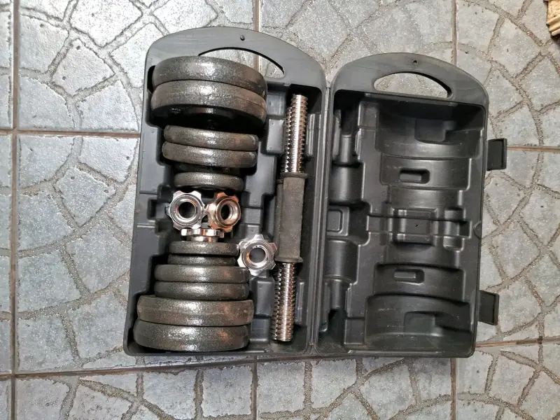 Set de pesas 20kg hierro fundido - 2