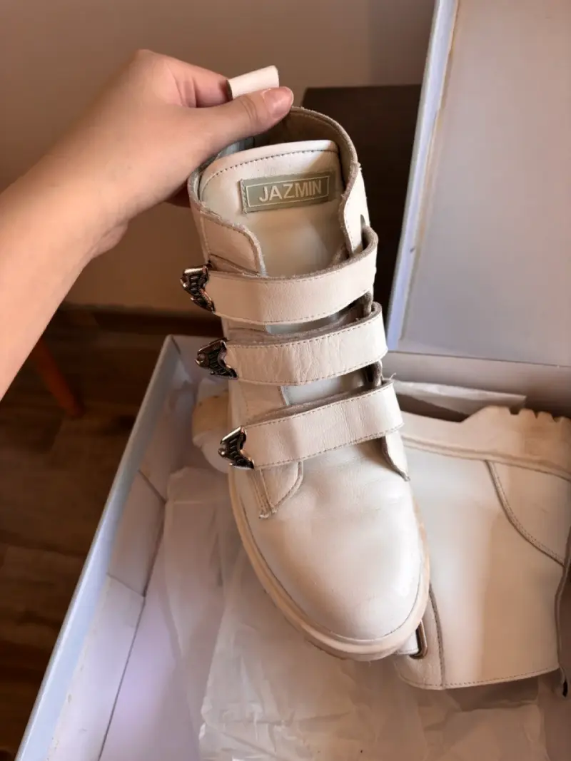 Botines blancos de plataforma - 2
