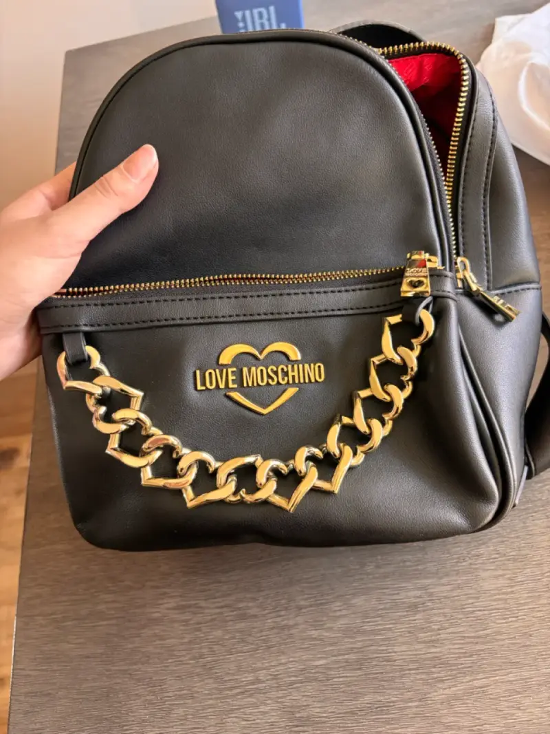 Mochila Love Moschino negra - 1