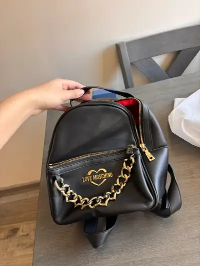 Mochila Love Moschino negra - miniatura 5