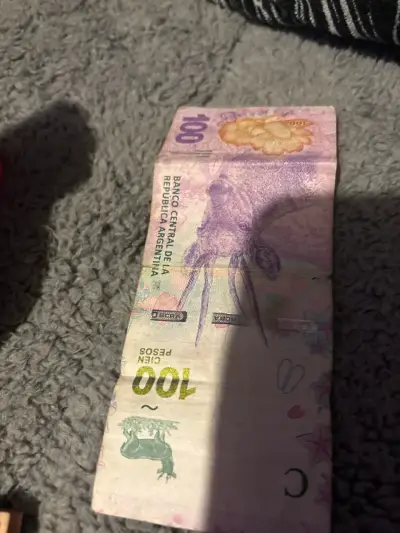 Billete 100 pesos argentinos usado - miniatura 2