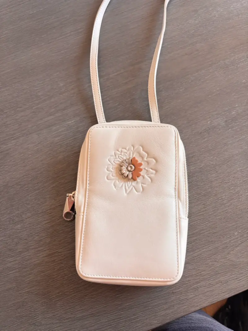 Bolso blanco Jazmín compacto - 2