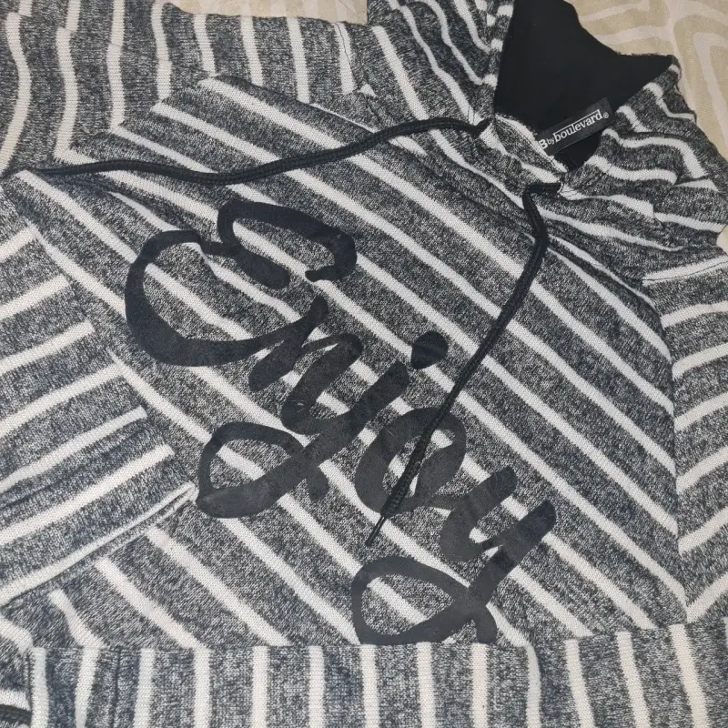 Polera rayada gris 'Enjoy' - 2
