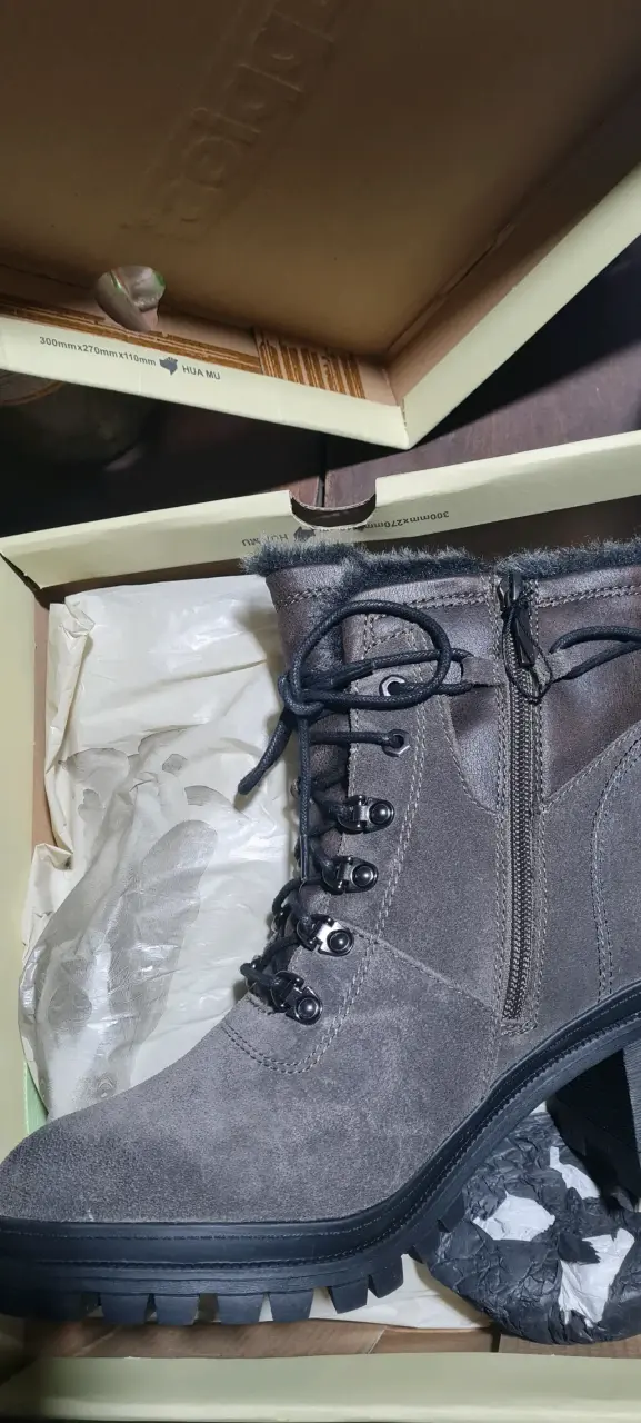 Botines gris con forro Hush Puppies - 1
