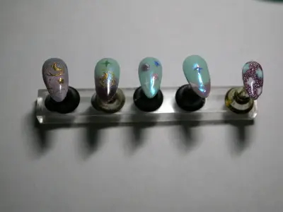 Set de uñas press on ojo de gato - miniatura 3