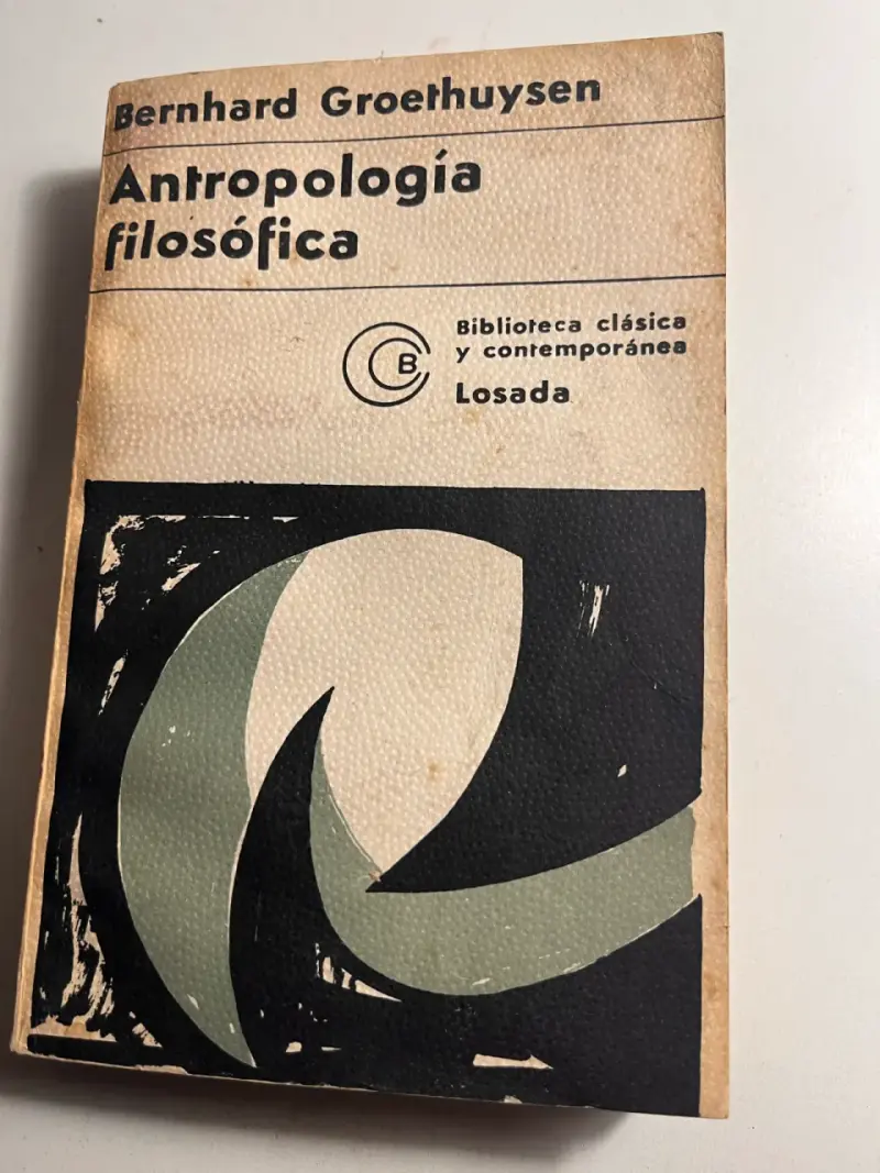 Antropología Filosófica, Groethuysen - 1