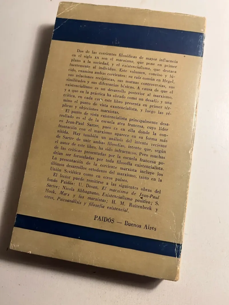 Libro Marxismo y Existencialismo - 2