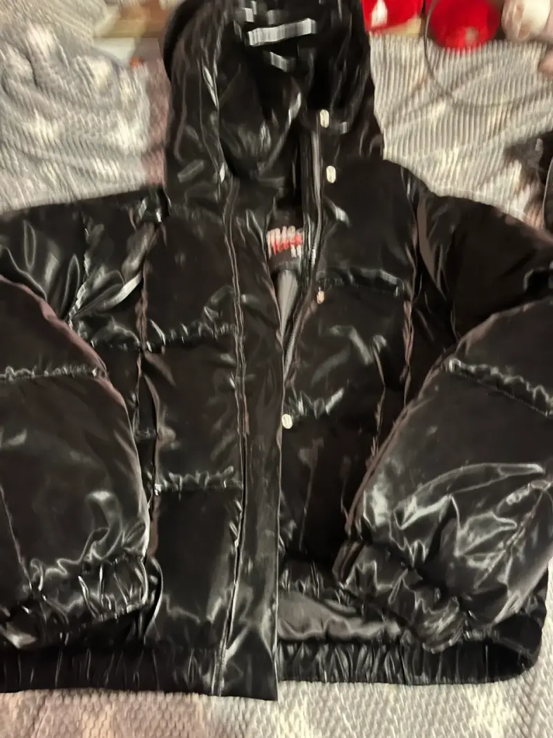 Chaqueta acolchada negra - 1