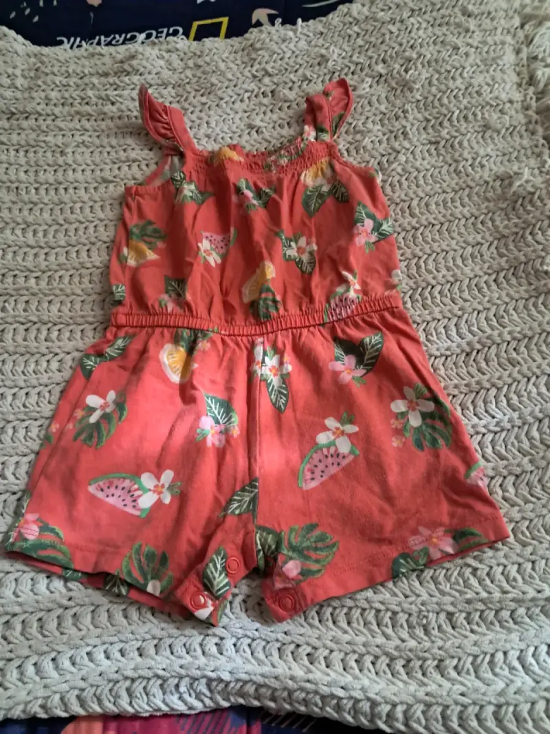 Vestido floral para niña - 2