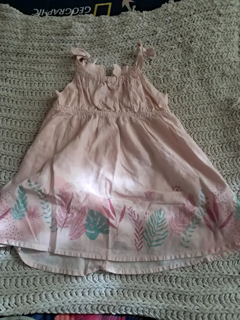 Vestido floral para niña - 4