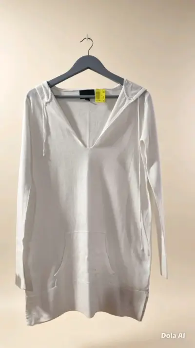Suéter de hilo blanco talla S - miniatura 2