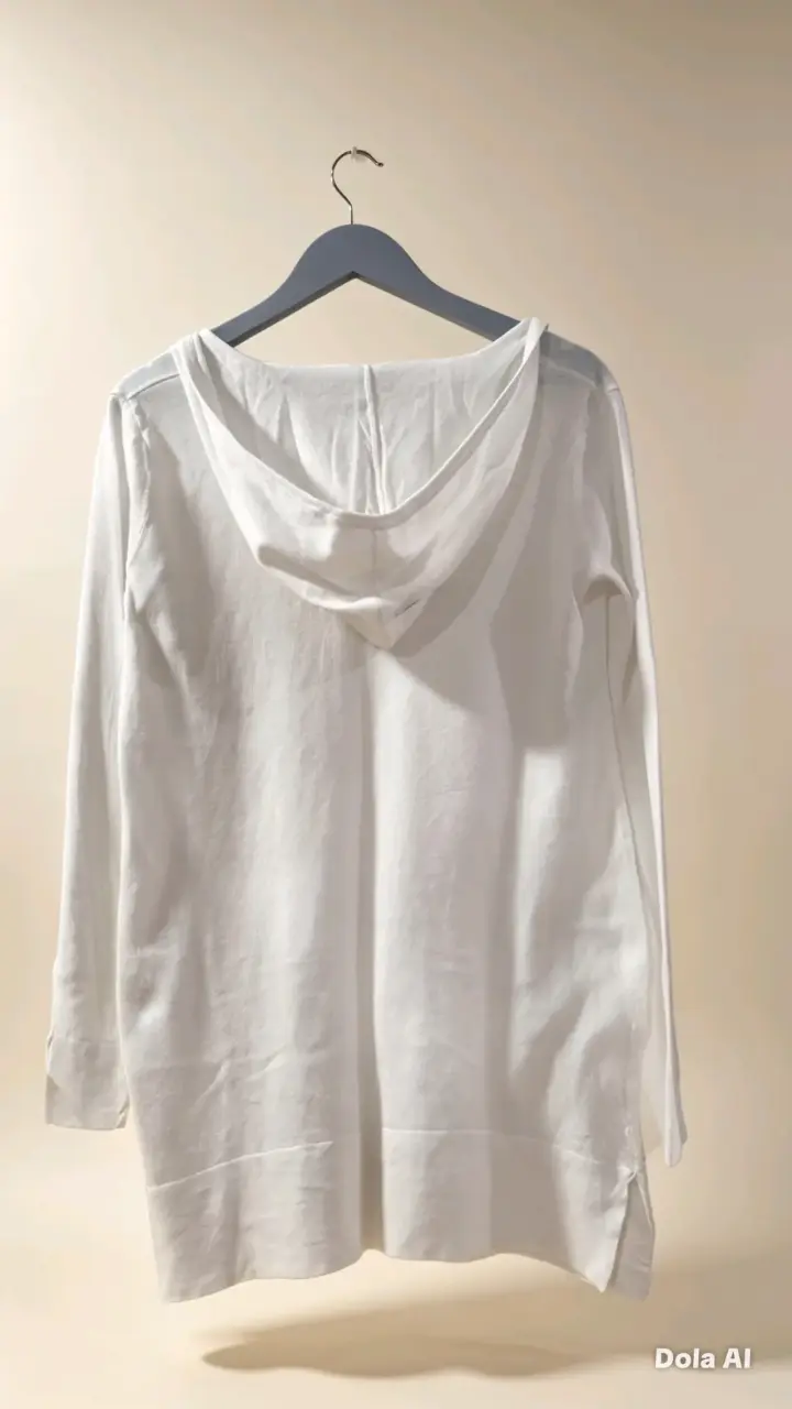 Suéter de hilo blanco talla S - 3