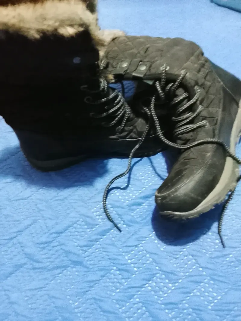 Botas de invierno negras con forro - 1