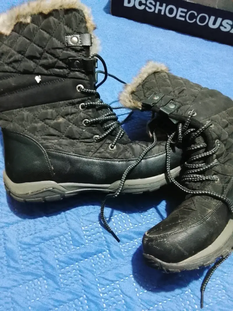 Botas de invierno negras con forro - 9