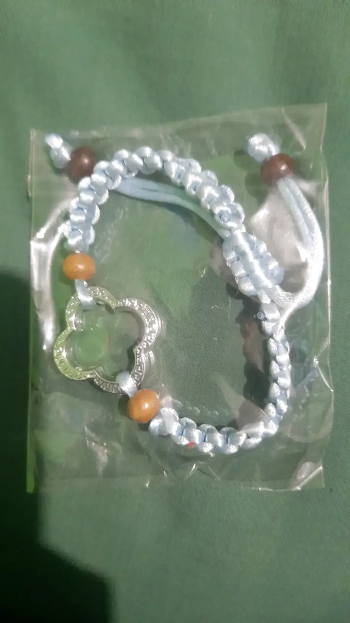 Pulsera de cuerda azul