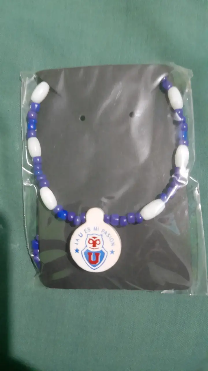 Collar azul y blanca de la U