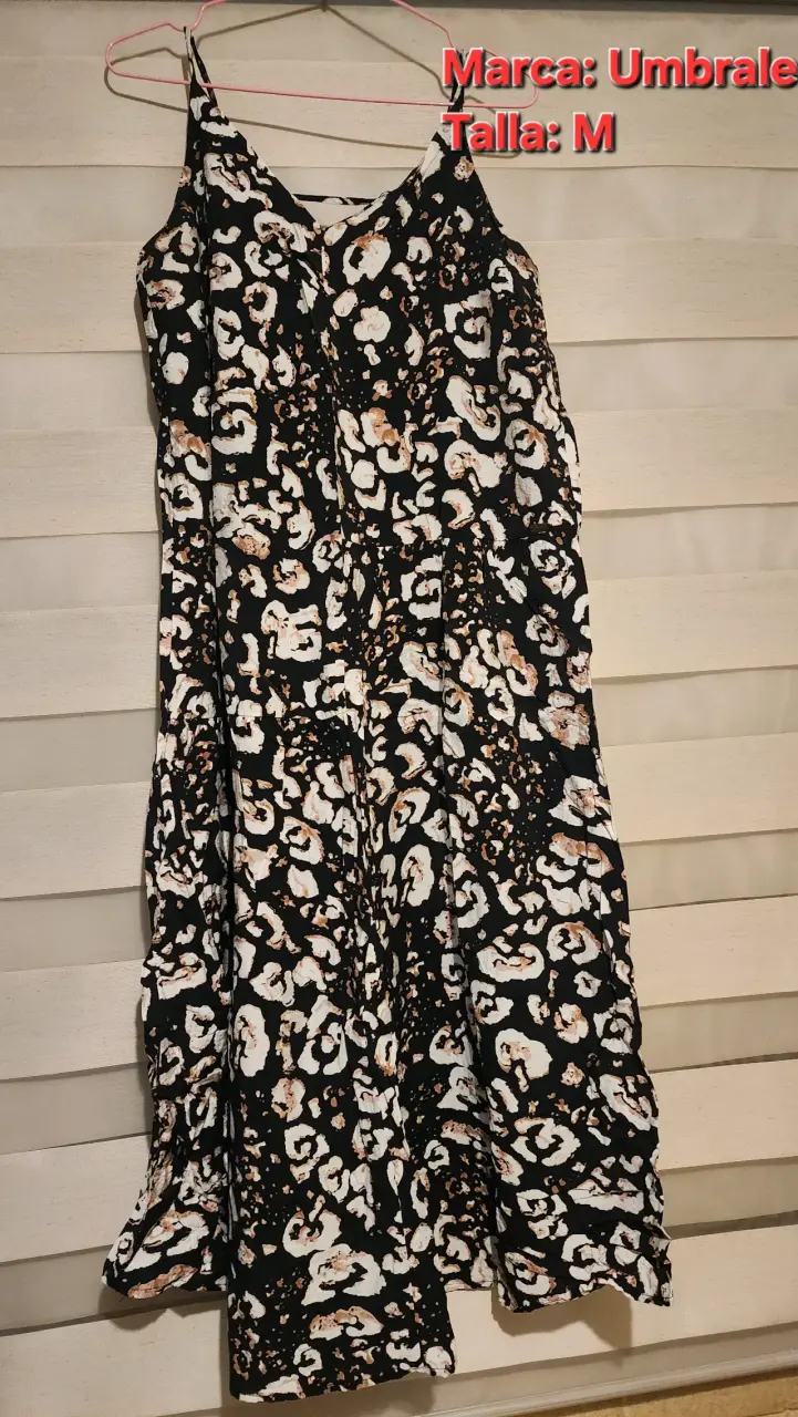 Vestido Umbrale estampado animal
