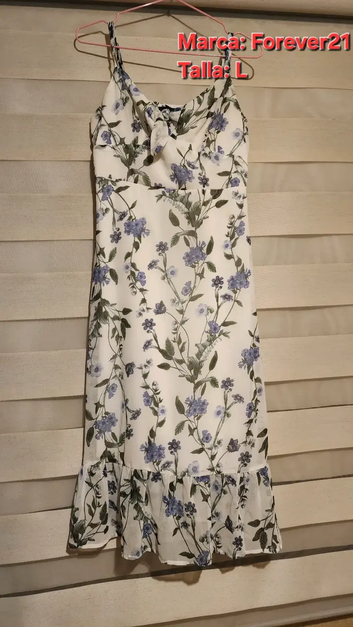 Vestido floral Forever21