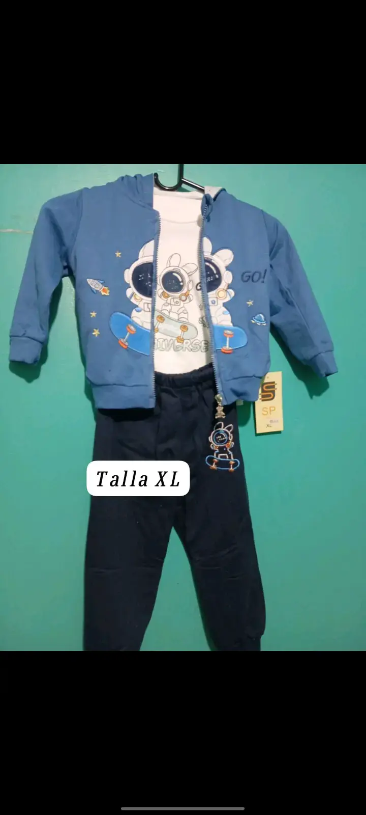 Conjunto infantil azul