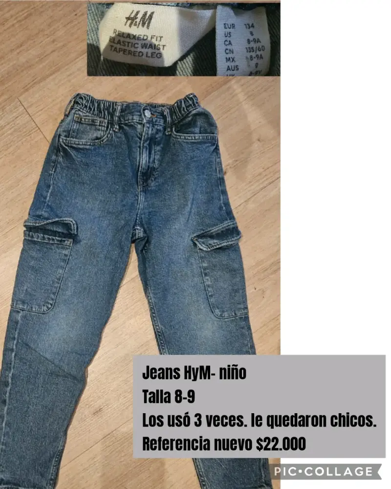 Jeans niño H&M azul