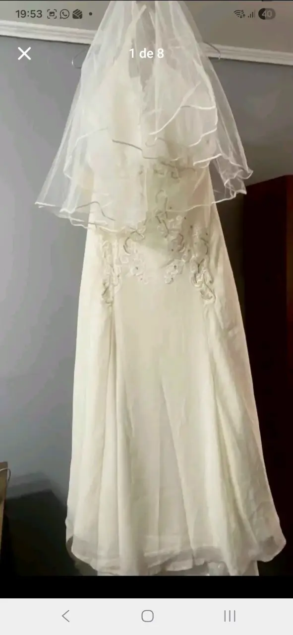 Vestido de novia blanco - 1