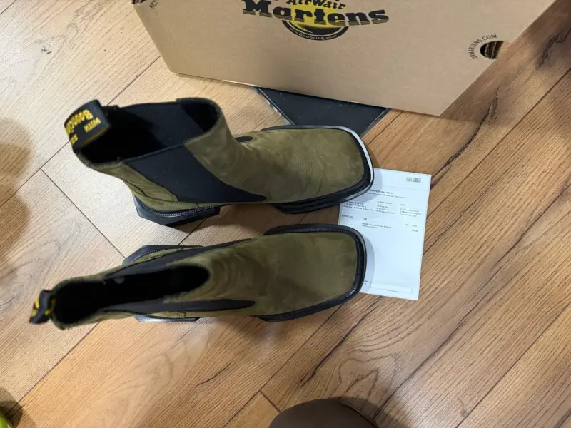 Botines verdes Dr. Martens - 3