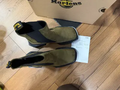 Botines verdes Dr. Martens - miniatura 3