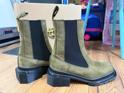 Botines verdes Dr. Martens - miniatura 4
