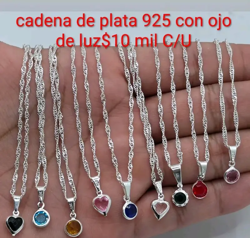 Cadena de plata 925 con colgante